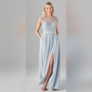 Kennedy Blue Fog Elegant "Jade" Bridesmaid Dress 2